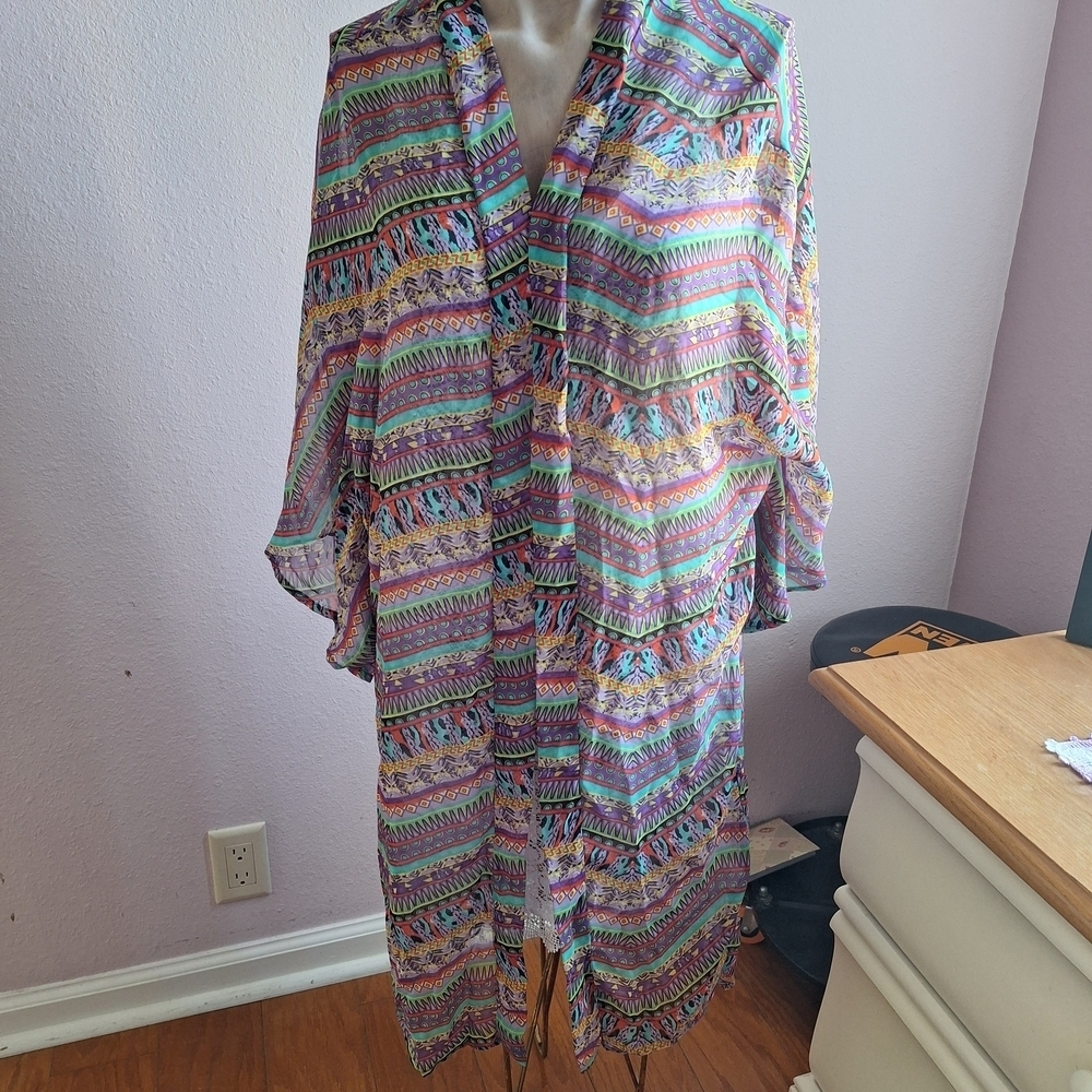 Multicolor Women's Tunic Top